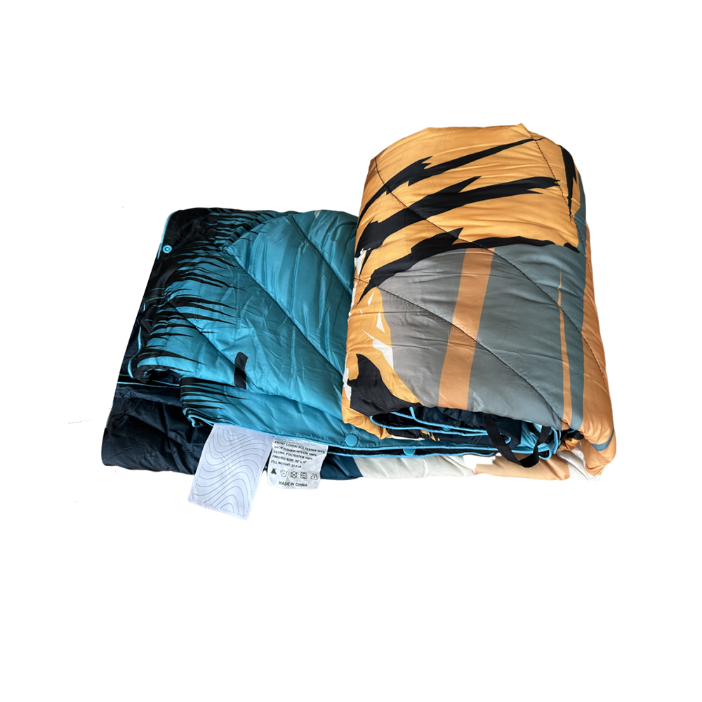 Camping sleeping bag, double-sided printing and dyeing, outdoor camping sleeping bag, comfortable and breathable