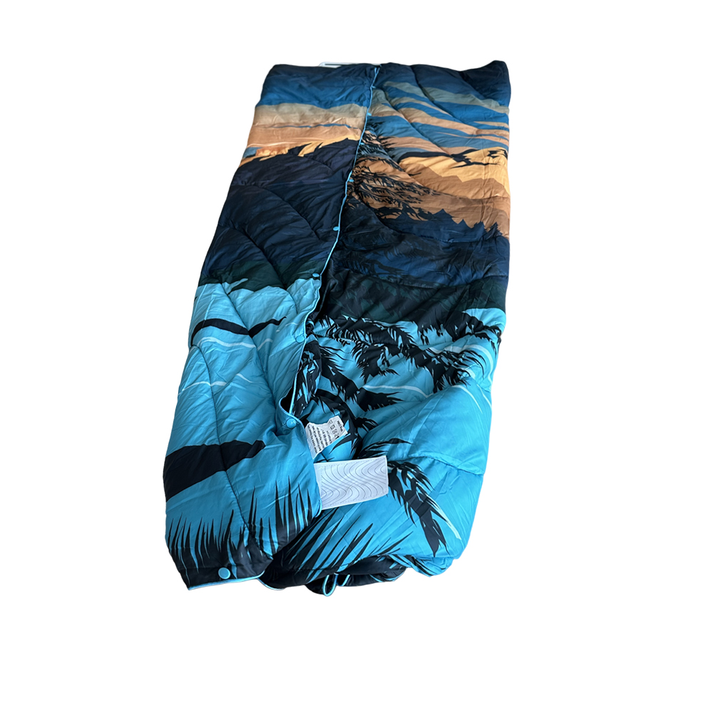 Camping sleeping bag, double-sided printing and dyeing, outdoor camping sleeping bag, comfortable and breathable