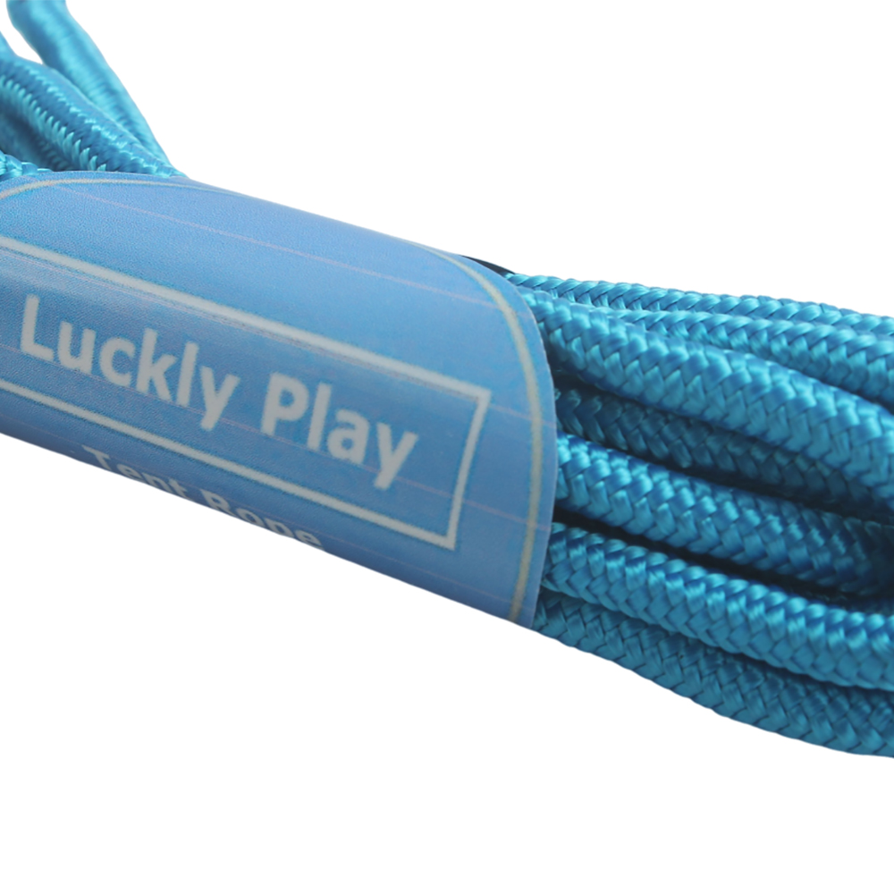Luckly Play 6ft Tent Rope, Nylon Rope Weaving,Outdoor Tent Cords for Tent Tarp, Canopy Shelter, Camping, Hiking, Backpacking