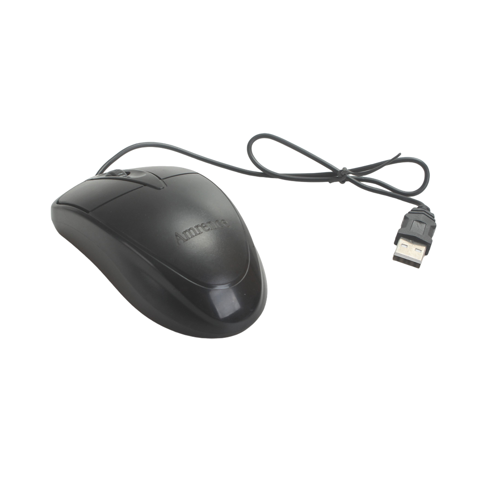 Amrence Computer Mouse Black Wired Mouse Desktop Laptop Office Specific Mouse