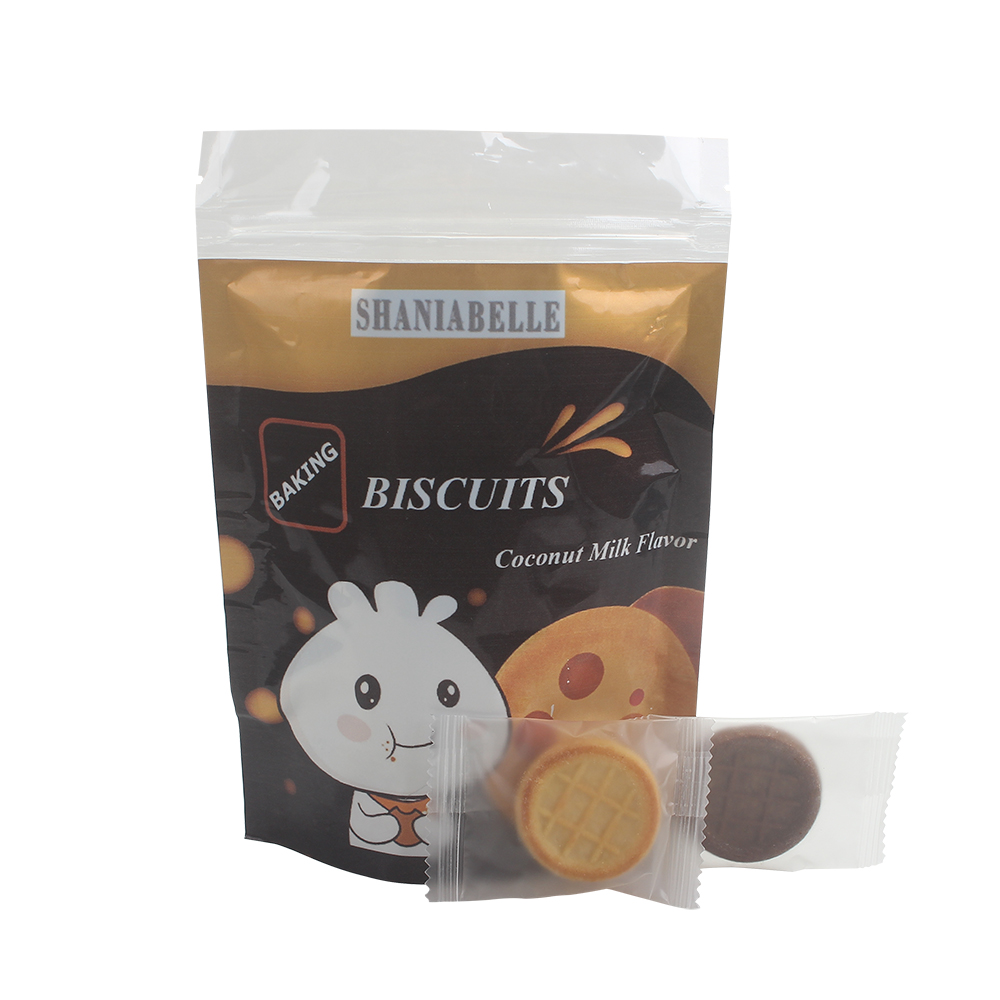 SHANIABELLE Biscuit Coconut Latte Flavor French Small Round Biscuit