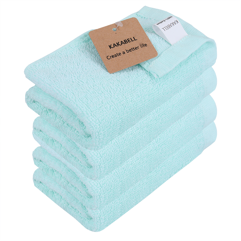 KAKABELL Towels of textile,Highly Absorbent Pure Cotton 4 Pc Towel Set.
