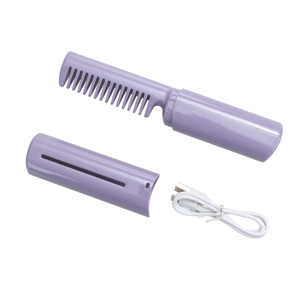 EMAY PLUS Wireless Straight Hair Comb, Negative Ion Hair Care, Small and Convenient Rechargeable Electric Comb