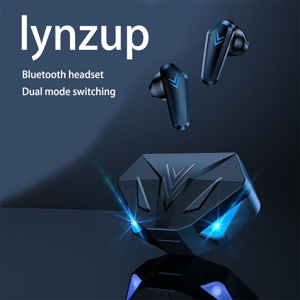 Lynzup Smartphone Wireless Headsets, Bluetooth 5.0 Earphone with Mic &Charging box,Noise Reduction Headphone for Android and iPhone