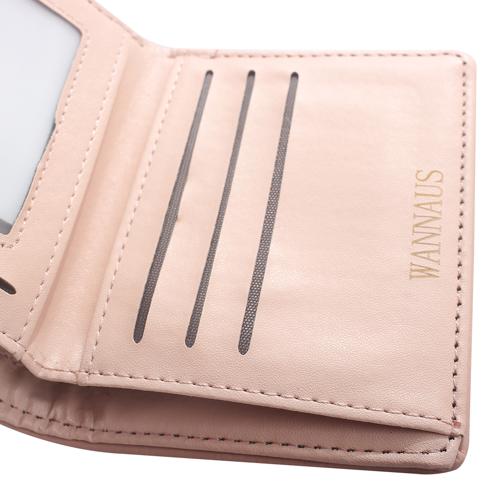 WANNAUS Wallet, Multifunctional PU Leather Wallet for Women, Compact and Convenient