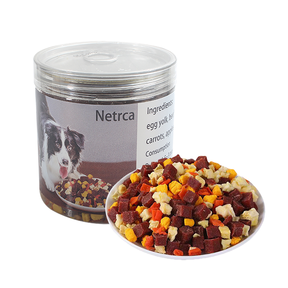 Netrca Pet Food,Dog Food,Egg Yolk,Beef Meatballs,Vegetables,Fattening, Nutritious Dog Food