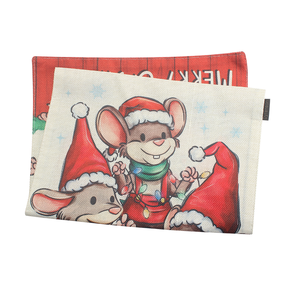 Dyrenson 12X18Inch Cartoon Mouse Small Decorative Garden Flag, Outdoor Home Decoration Flags