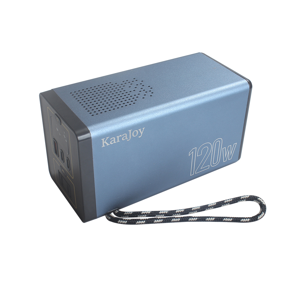 KaraJoy Portable Power Charger with AC Outlet 230V/120W Peak Power Bank, Type-C, LED Flashlight for Home Camping Travel