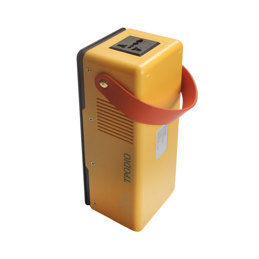 TPODIO 200W battery charger, convenient outdoor portable power bank, mobile phone, computer, camping light, portable power bank