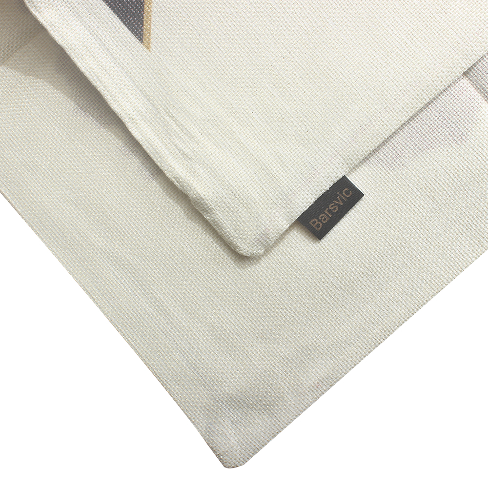 Barsvic 40X40cm pillowcase pillow, thickened and simple linen living room sofa cushion pillowcase