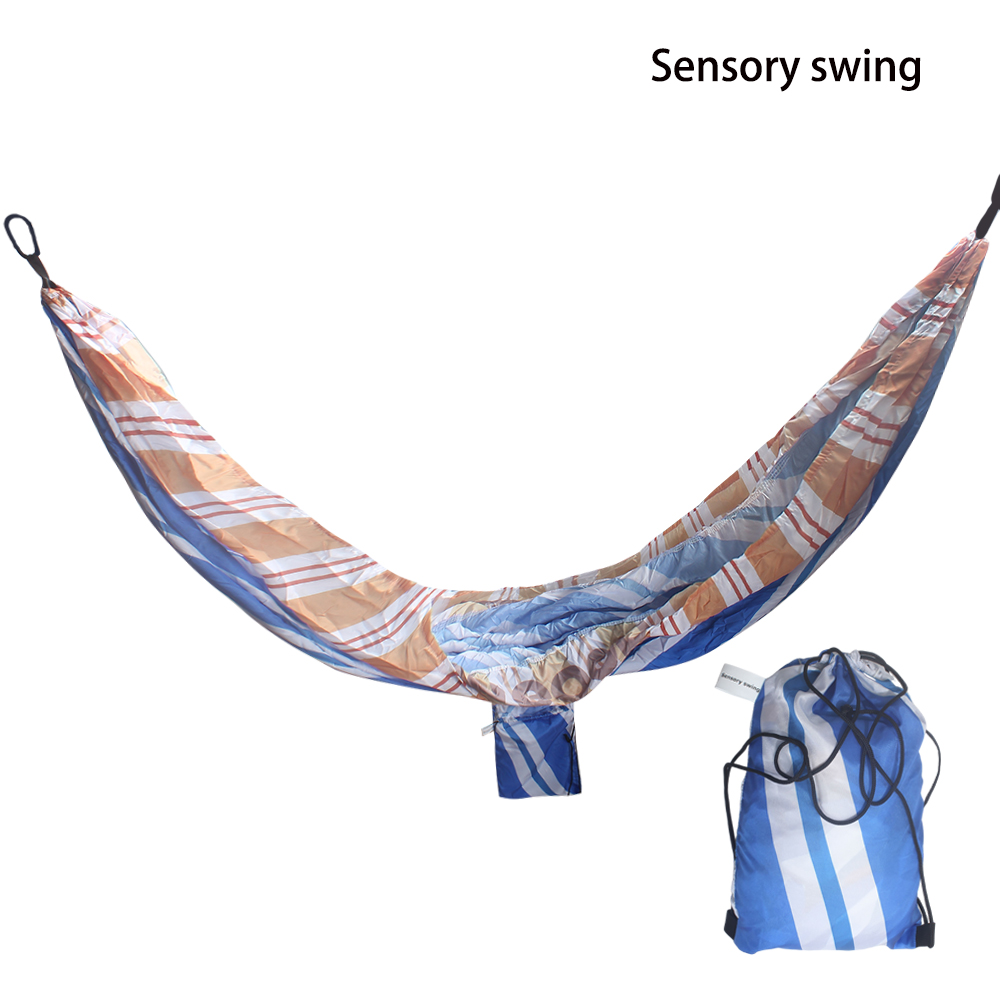 Sensory swing Outdoor Ultra-Thin Breathable Single Hammock,Parachute Cloth,Outdoor Swing Hammock