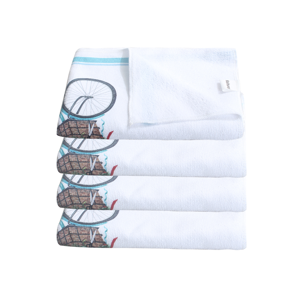 Kehosy Textile Towels,15x25inch Soft Towels, Face & Gym Towels, Kitchen,Hotel and Spa, Multipurpose Towels,4 Pack