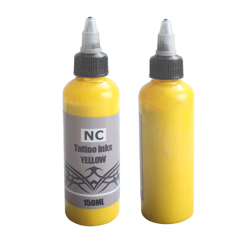 NC Tattoo Ink 150ml Yellow Pigment Special Tattoo Easy to Color and Non Fading Ink