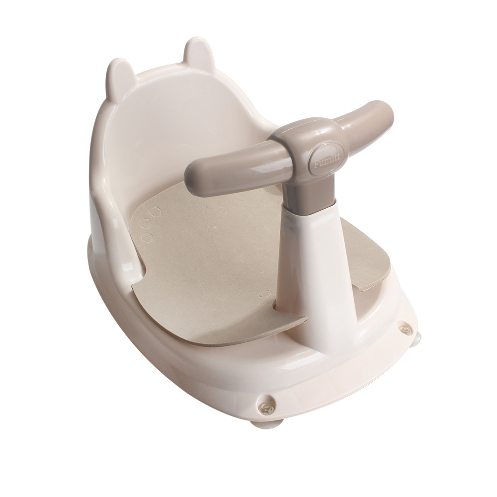 fumitt Portable baby bath chair for bathtub, baby bath artifact, non slip cushion stool