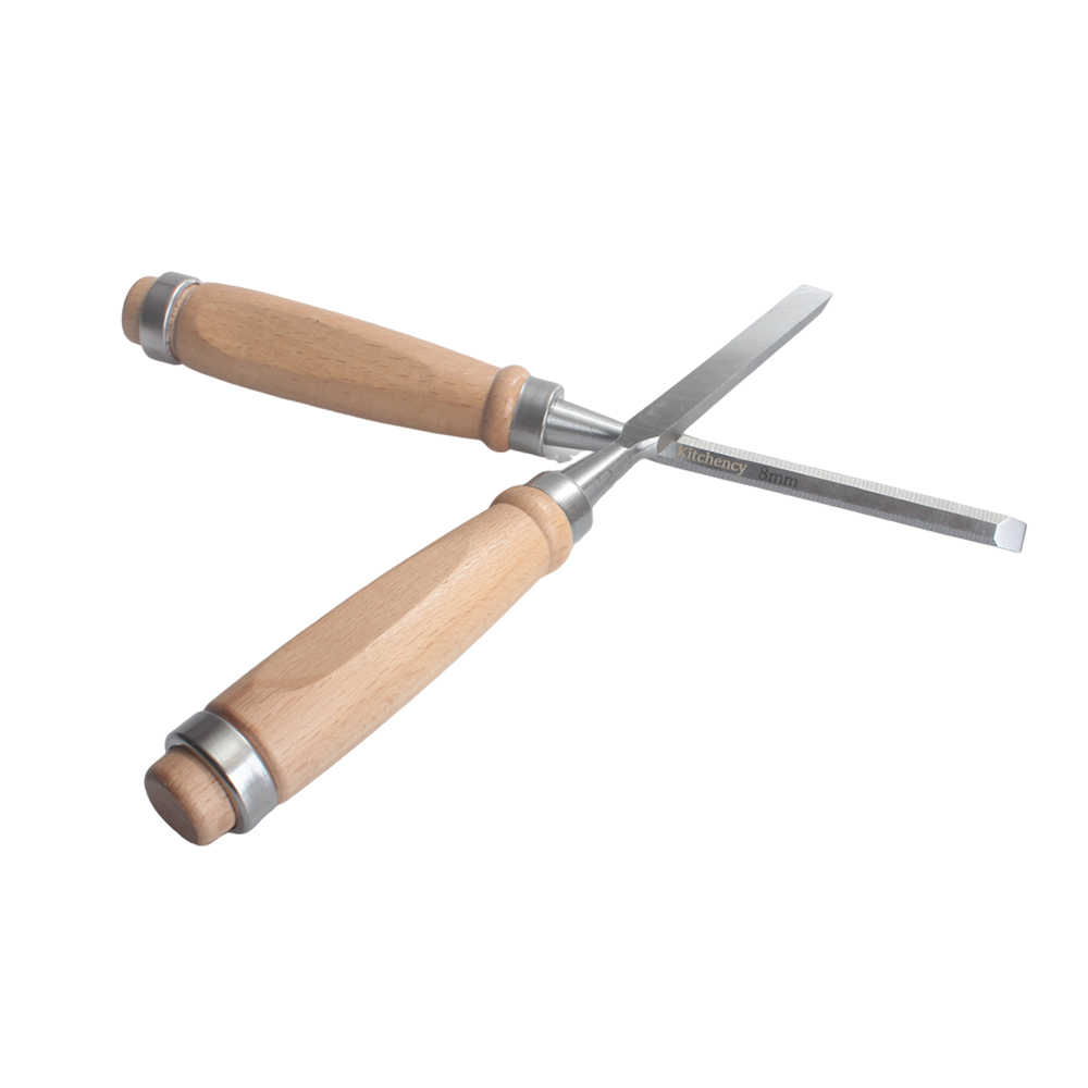 Kitchency Hand-Operated Chisels,Solid Wood Woodworking Chisel, Specialized Tool for Chiseling Wood