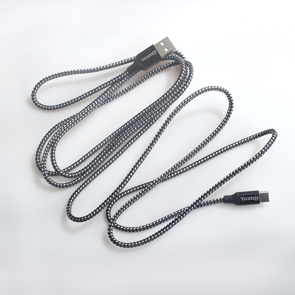 Yrcxtxjy Data cable USB data cable Nylon material Type-C interface universal data cable for mobile phones/tablets