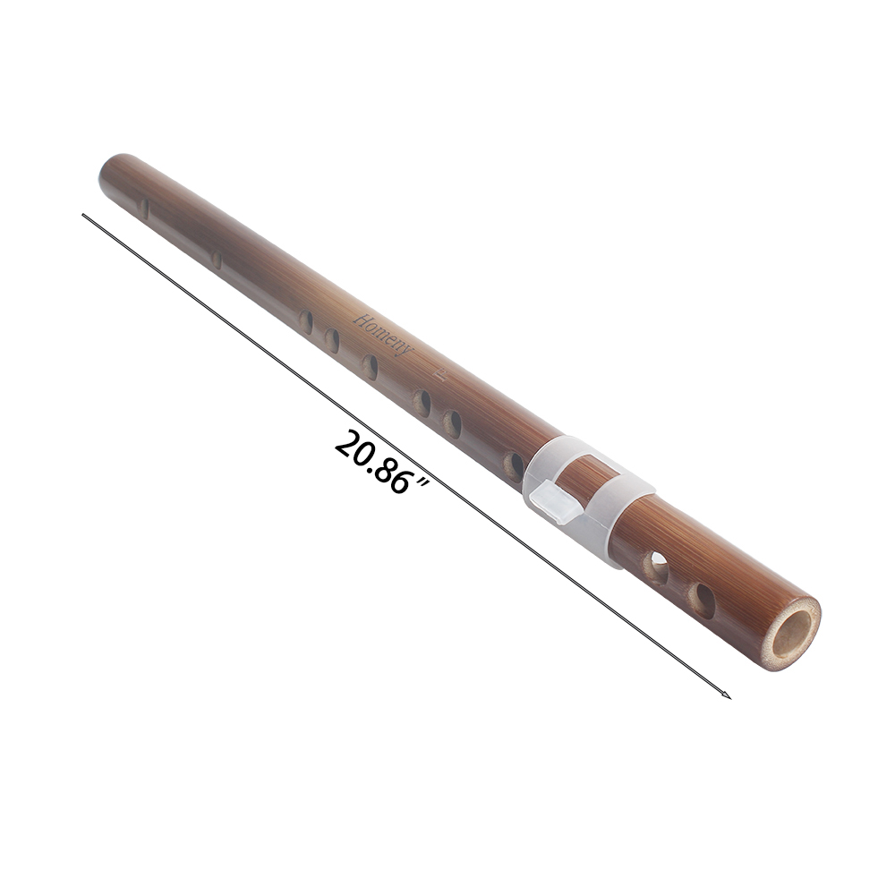 Homeny The F-key short bamboo flute is suitable for beginners, adults, children, and entry-level bamboo flute instruments