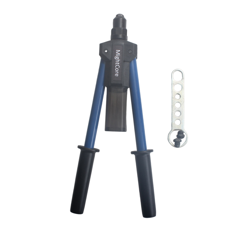 MightCore Hand-Operated Riveting Tools,Manual Fouble Handle Pull Gun with 3/32" 1/8" 5/32" 3/16" 1/4" Rivets