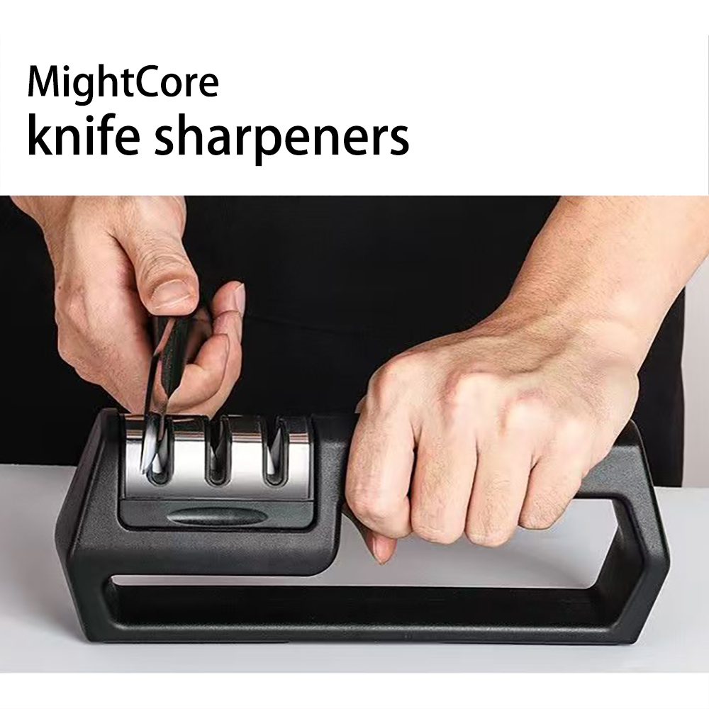 MightCore Knife Sharpeners,Sharpening Tool Multi functional Household Kitchen Knife Fruit Knife Fine Grinding Quick Sharpening Tool