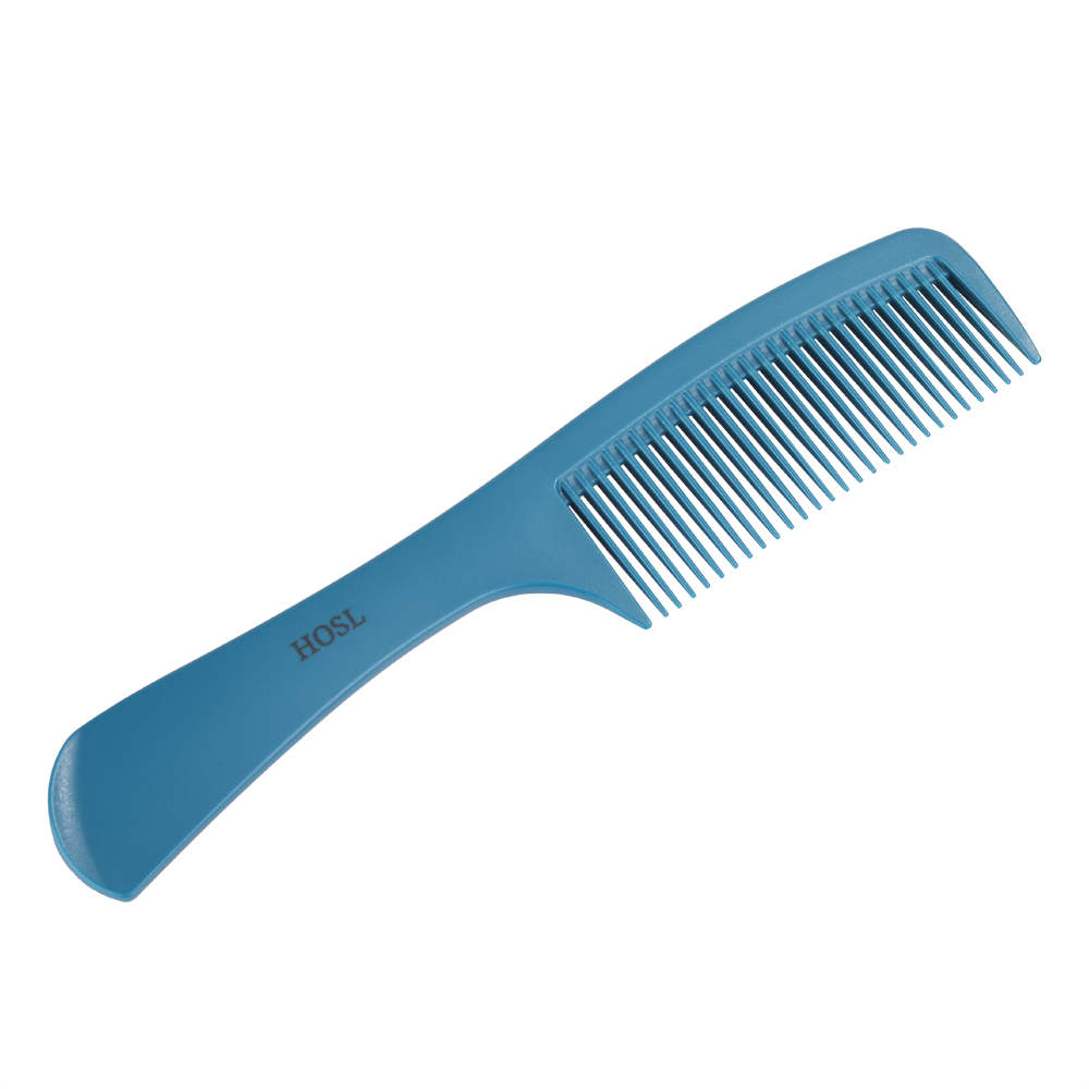 HOSL Classic Styling Essential Compact Comb with Handle（blue）.