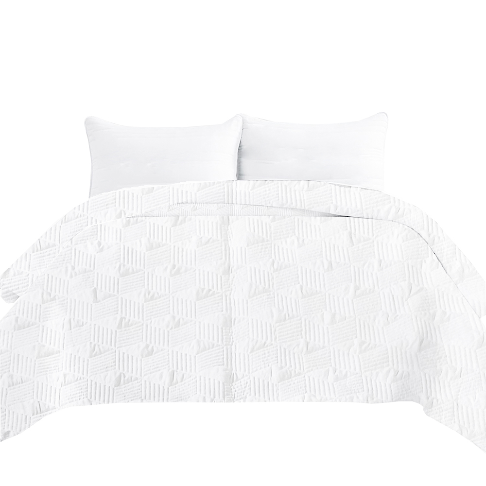 Comforbed Bedspreads,Lightweight Ultra-Soft Microfiber Modern Style Bedspread for All Season Comforter Bedding Decor