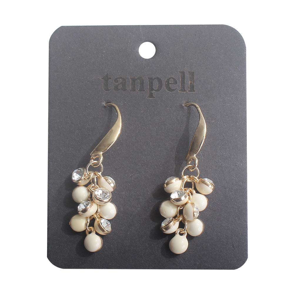 Tanpell New Tassel Grape String Zircon Earrings Exquisite Earrings