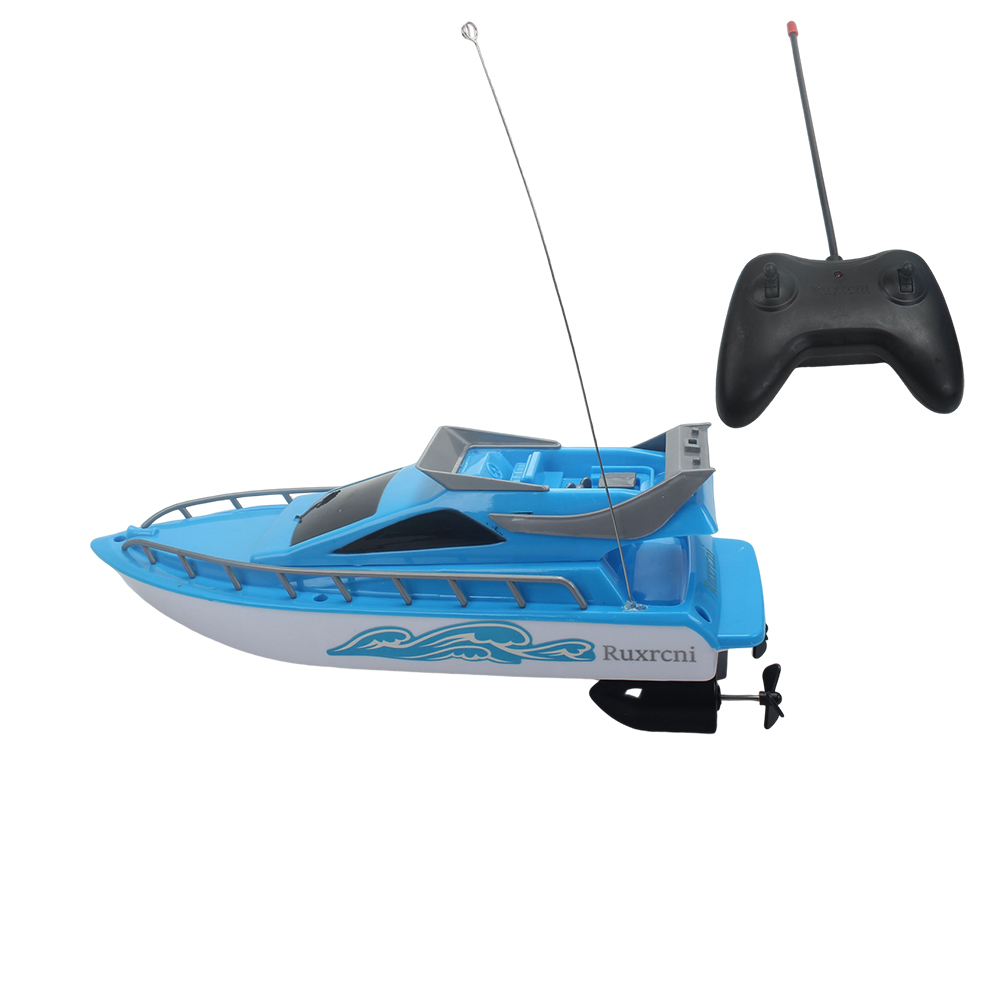 Ruxrcni Remote Control Toys,Children Portable Speedboat Toy, Remote Control Water Boat, Waterproof Children's Outdoor Parent-Child Toys