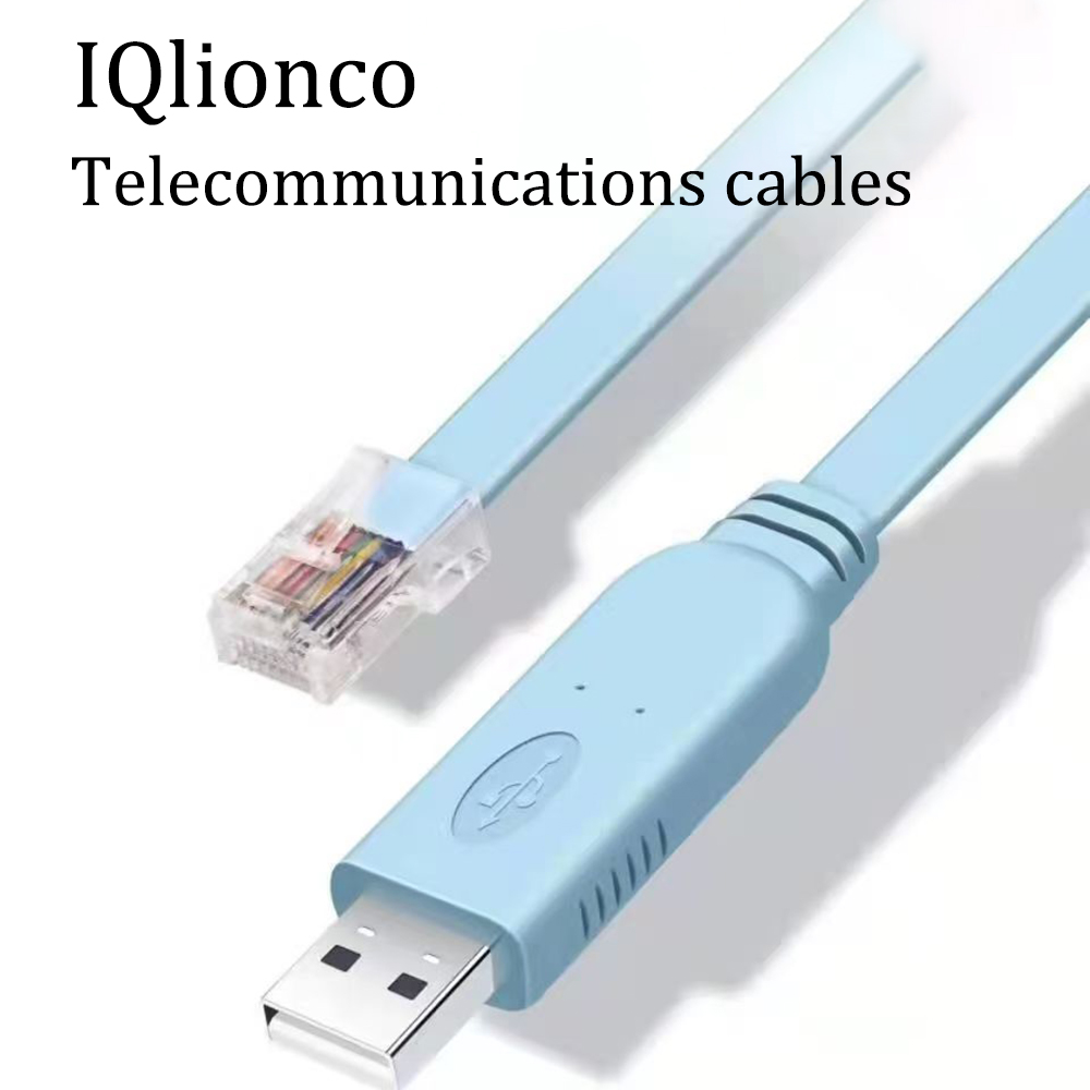 IQlionco Telecommunications Cables USB Router Configuration Cable 1.5M Cable