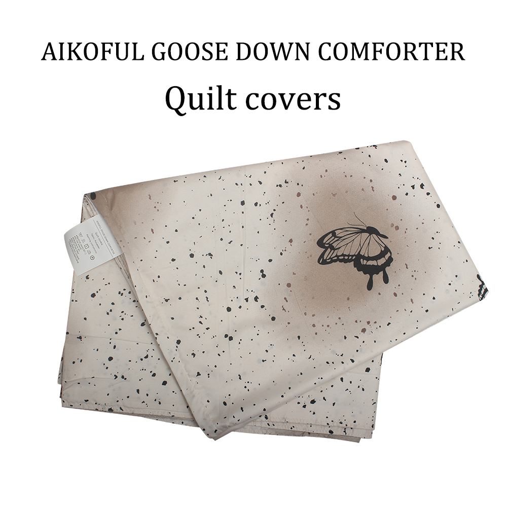 AIKOFUL GOOSE DOWN Bedding Cover Furniture Supplies Two piece Set Full Cotton Printed Bedding Cover Pillowcase Bedding