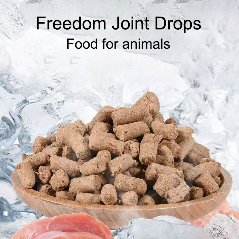 Freedom Joint Drops Freeze Dried Raw Bone Meat Dog & Cat Treats,60g Premium Quality High Protein Treats,Grain Free, Gluten Free, Filler Free