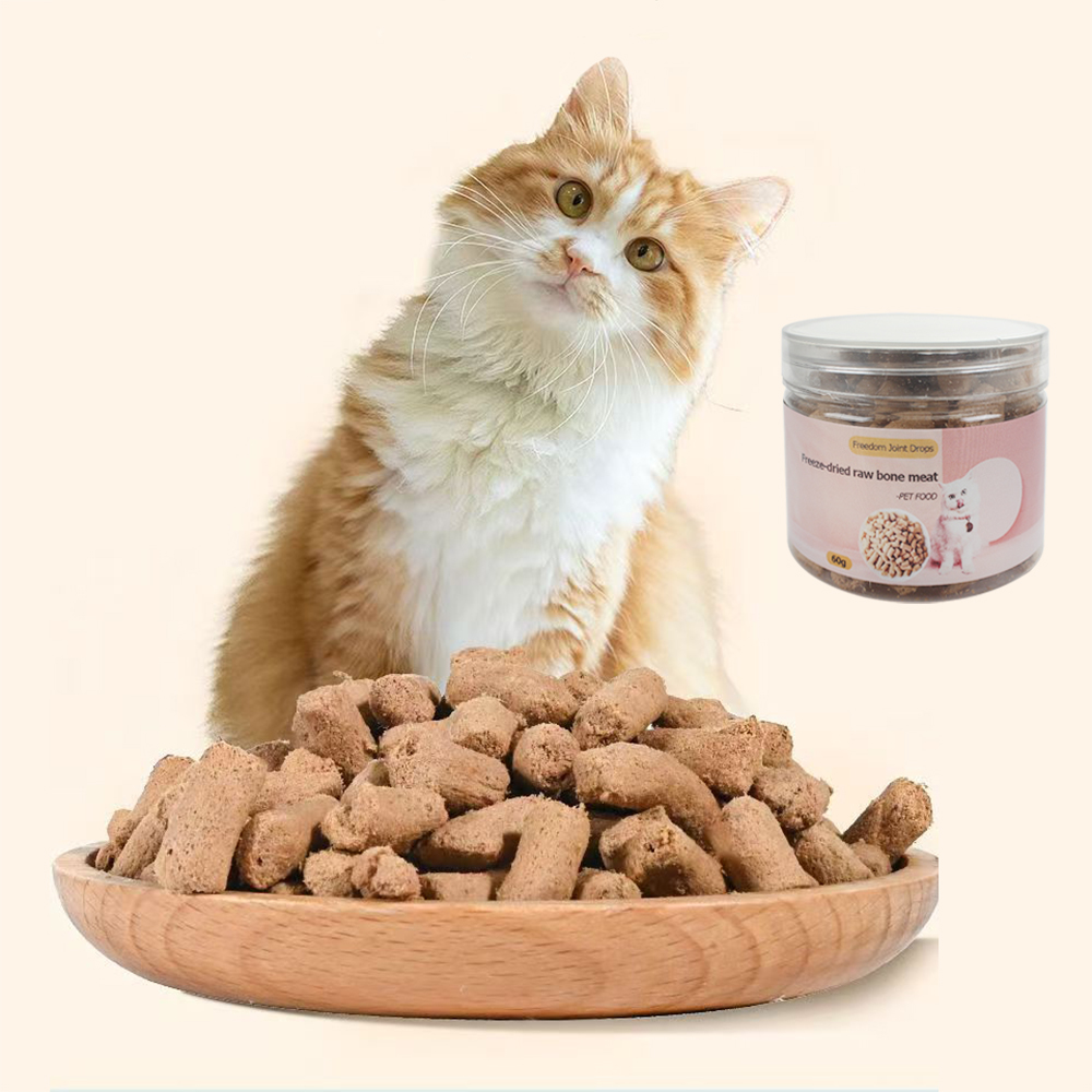 Freedom Joint Drops Freeze Dried Raw Bone Meat Dog & Cat Treats,60g Premium Quality High Protein Treats,Grain Free, Gluten Free, Filler Free