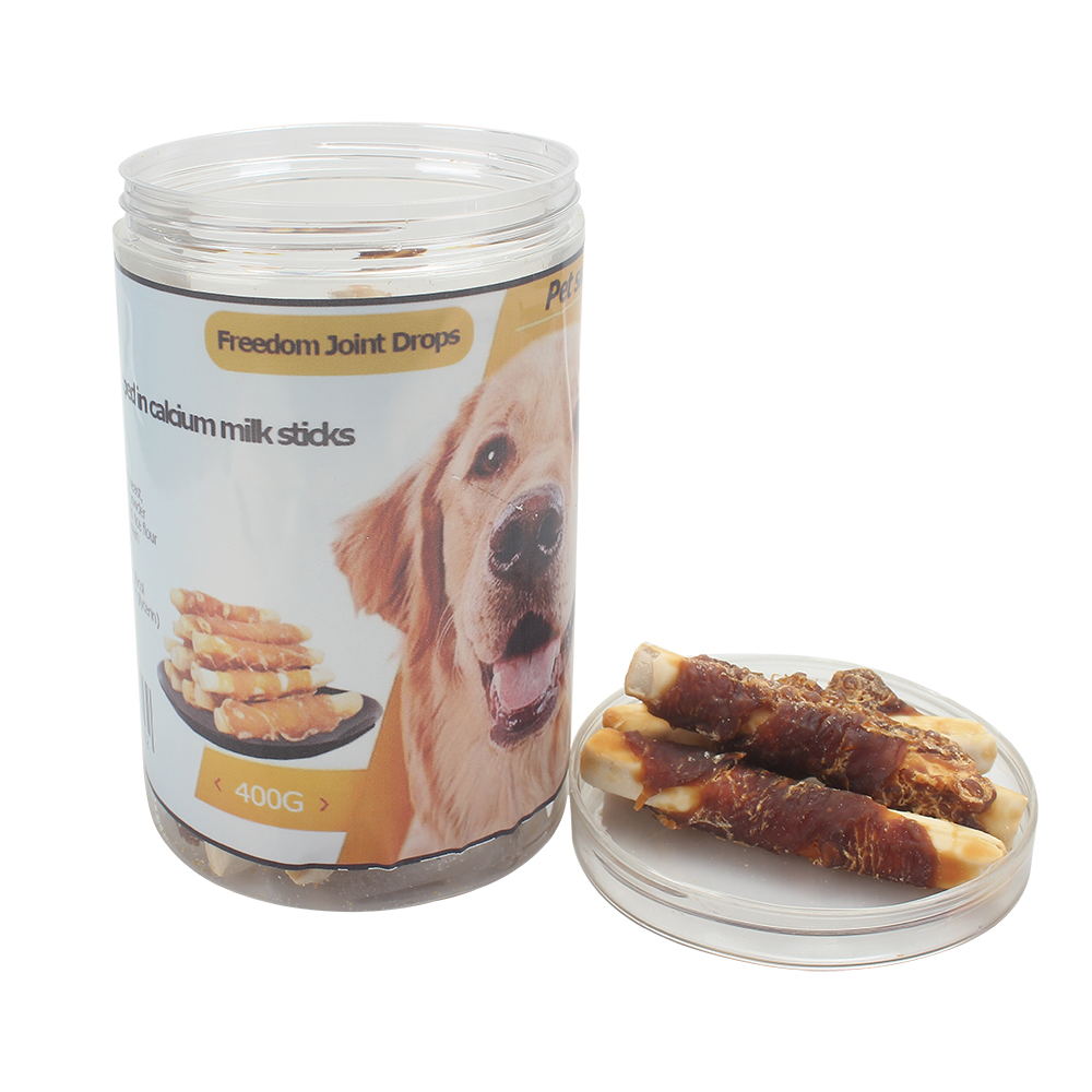 Freedom Joint Drops Animal Chew Food Teeth Grinding Sticks, Chicken Milk Sticks Snacks, Suitable for Puppy and Small Dogs (Chicken, 400g)