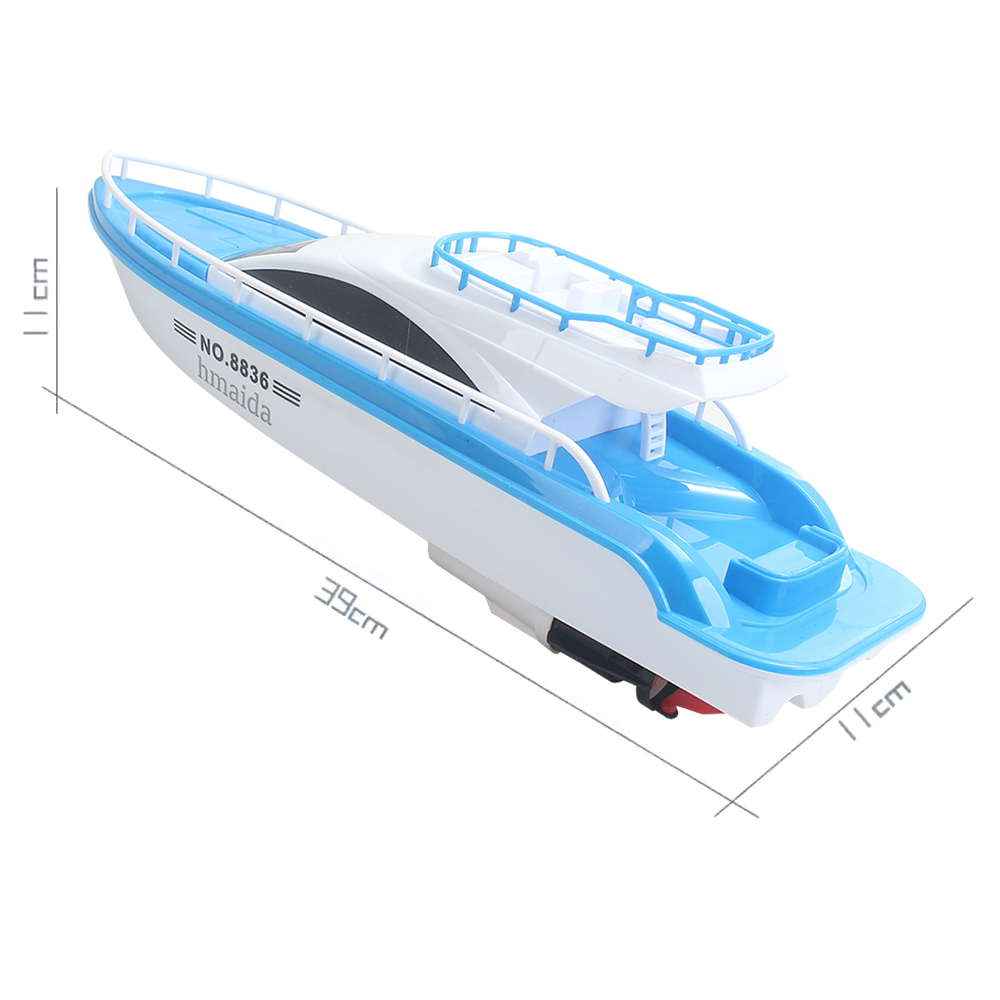 Hmaida Remote control Toy Boats,ChildrenToys Rc boat High Speed Remote Control Speedboat Super Electric Waterproof Outdoor Water Play Toy For Kids