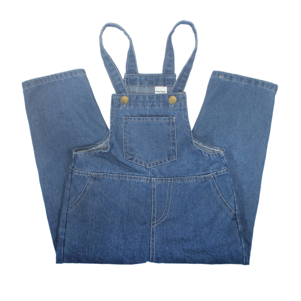 FelixTiger Jumpsuit, children's overalls, fashionable pants, casual men's and women's styles