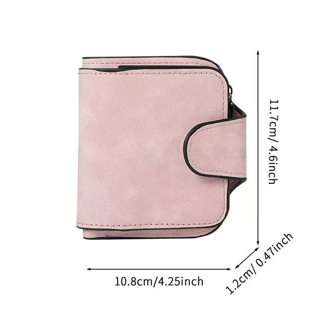 Umbrotiger Folding Wallet,Change Bag,Card Bag,Women's Zipper Wallet, Wallet Clip