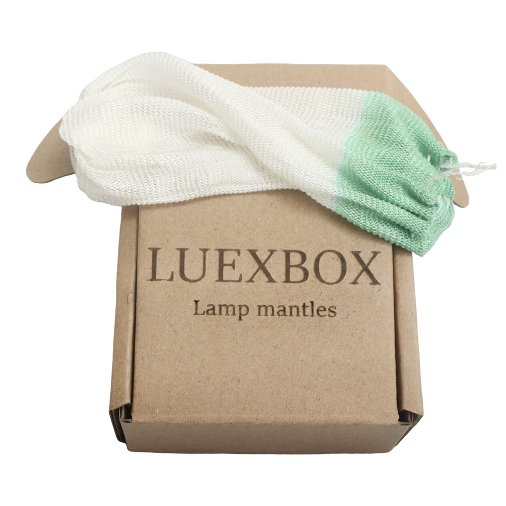 LUEXBOX 30 Pack Propane Lantern Mantles, U Shape Gas Lamp Mantles, Lanterns Mantles for Propane Lantern Gas Lantern Covers Mantles for Lantern(6 x 11.5cm)