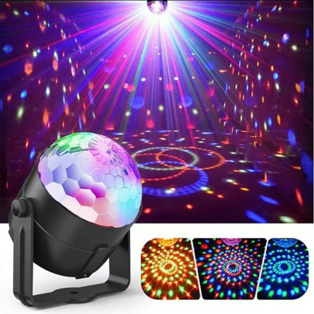 TOCCOOL Rotating Lights,arty Lights,Party Lights,Disco Ball Party Lights DJ Light with 7 Colors,for Home Room Dance Parties Karaoke Halloween Christmas Birthday Decorations