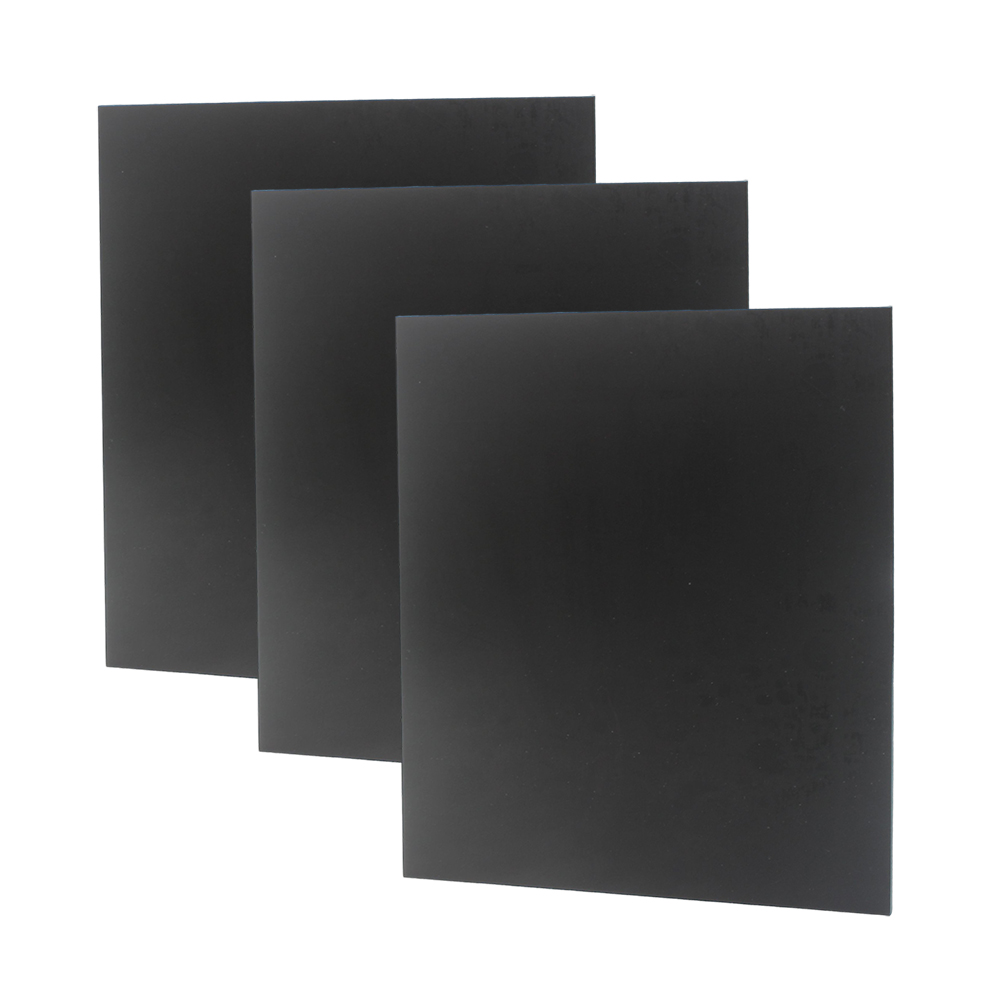 GreatCarve Acrylic glass, semi-processed;, semi processed black frosted board background board 2MM