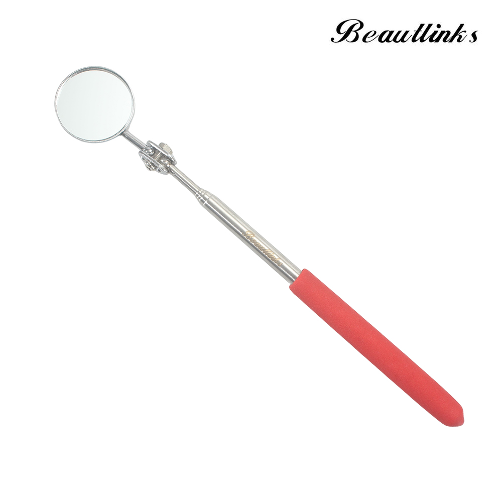 BEAUTLINKS Mirrors for dentists folding telescopic reflector circular inspection and testing mirror manual tool