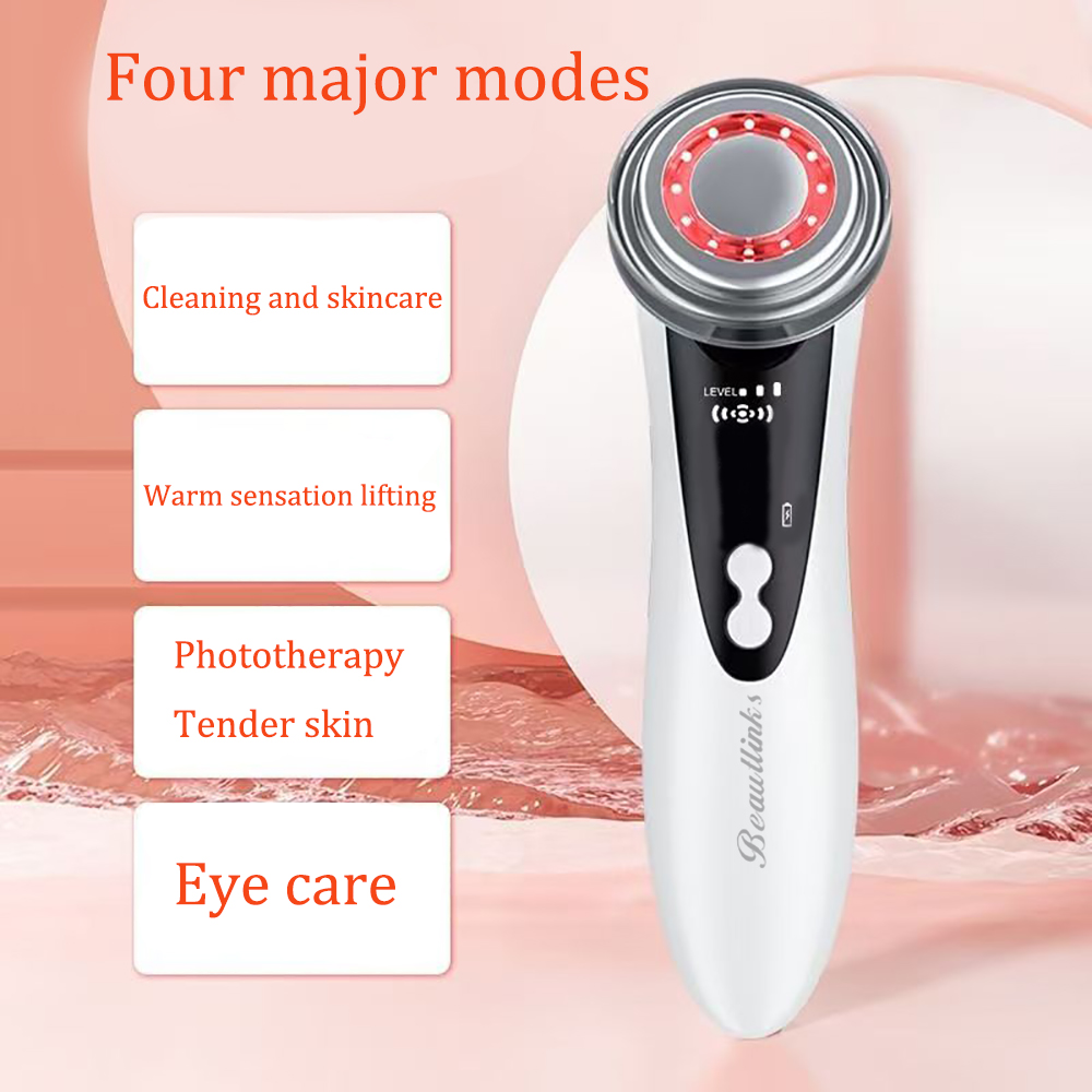 BEAUTLINKS Massage apparatus, home beauty device, facial photon pore cleaning and beauty device, skin rejuvenation and lifting electronic massage device