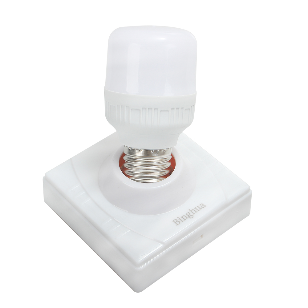 Binghua Incandescent Lamps and Their Fittings,Square Screw Mouth Lamp with Base, E27 15W Incandescent Light Bulb