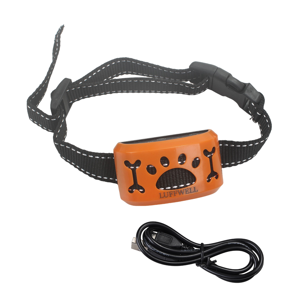 LUFFWELL Collars for Pets,Electronic Collar,Automatic Vibration Control Collar with Buzzing Sound,Vibration,Waterproof and Rechargeable Functions