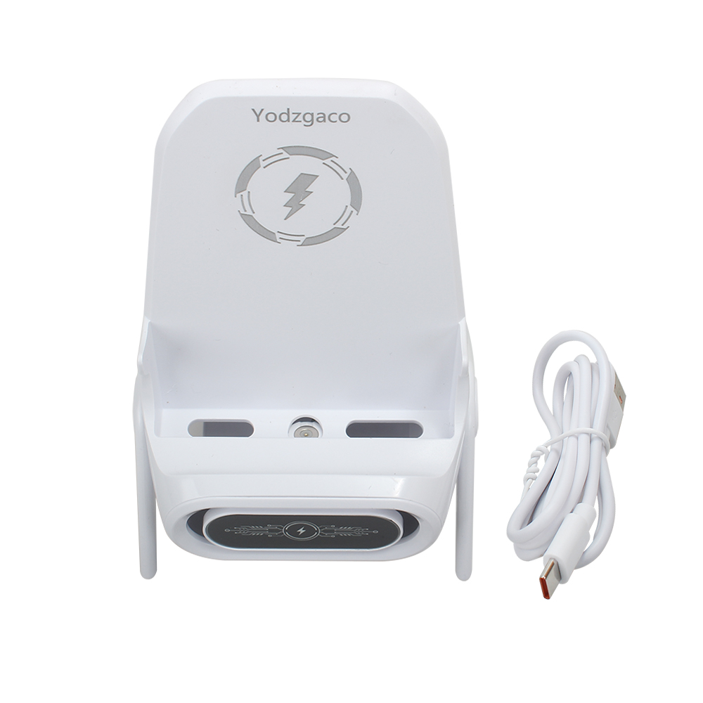 Yodzgaco Chargers for Smartphones,Portable Lazy Mini Chair Wireless Charger,15W Fast Charger,Supply for All Phones (White)