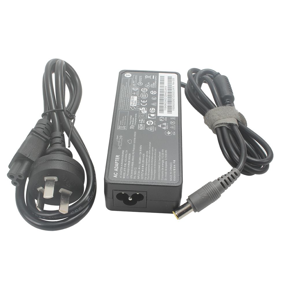 Perhanmm Power adapters for computers 90W20V4.5A Lenovo laptop charger with large circular hole