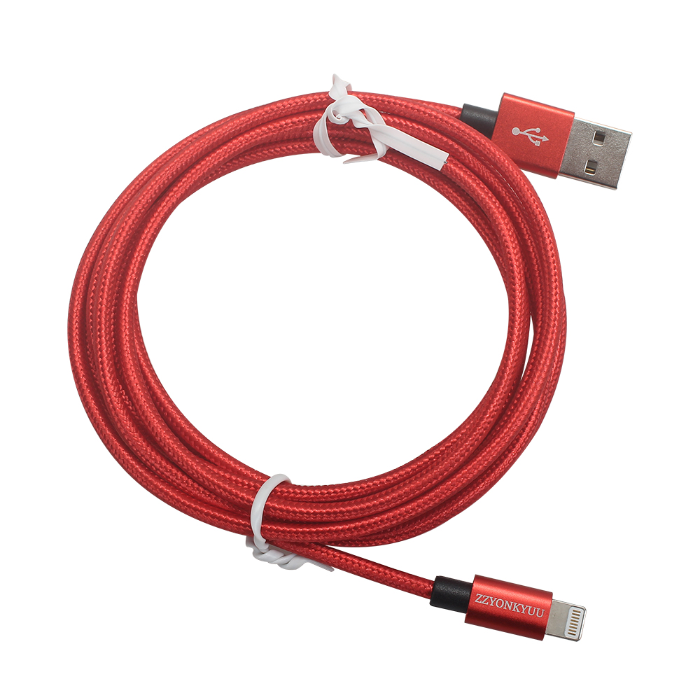 ZZYONKYUU Data Cable Apple Model Universal Data Cable Nylon Rope Material Extended