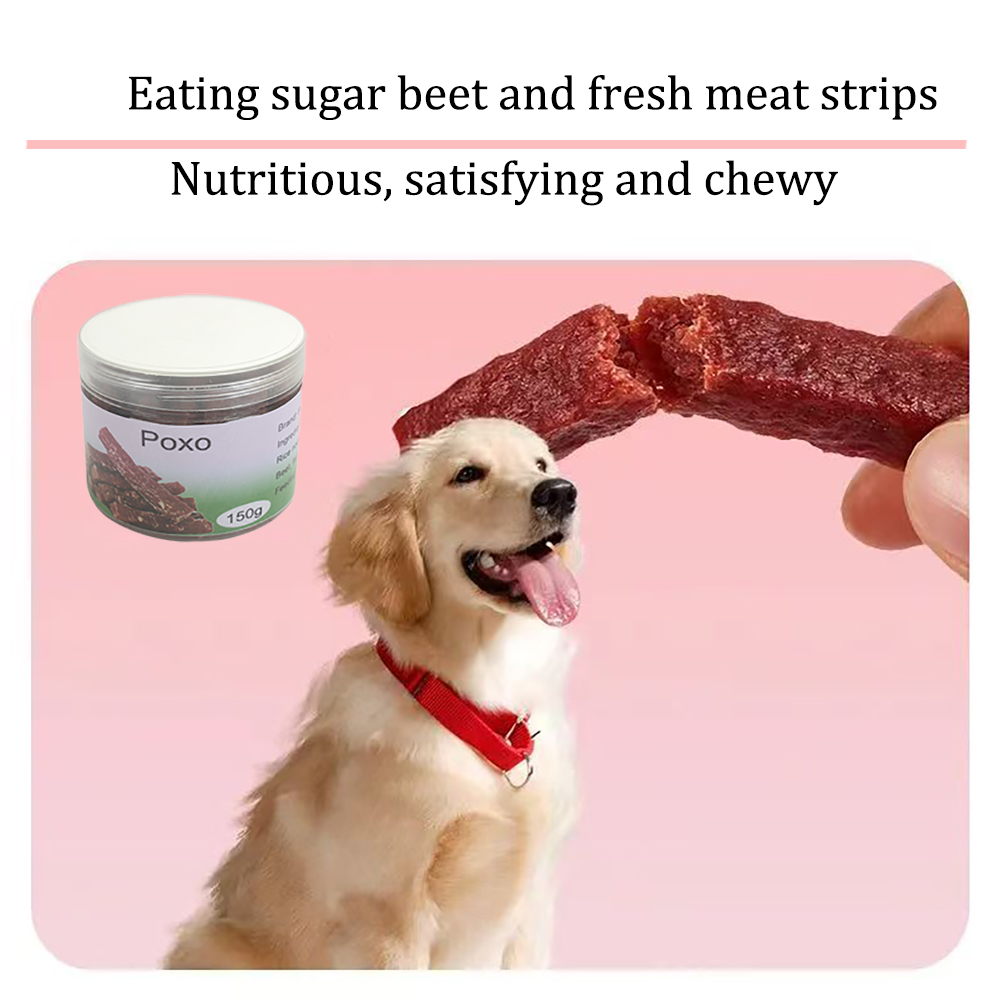 Poxo Food for animals to chew and eat, dog snacks, grinding teeth sticks, nutrition and weight gain training for puppies, chicken and vegetable strips