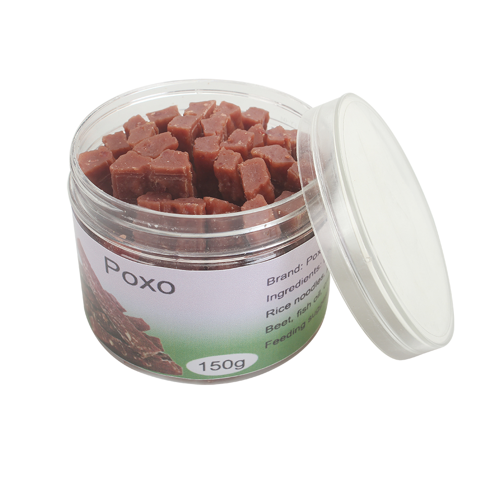 Poxo Edible Food for Animals for Chewing, High Protein & Grain Free Snacks, Chicken Vegetable Strips for Small to Large Dogs