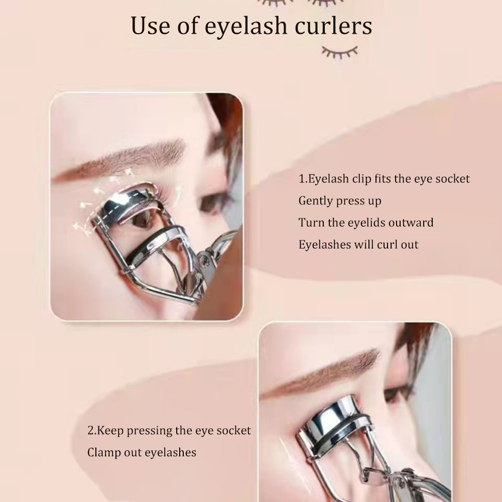 Beauzmo Elastic eyelash curler curling lasting beauty tool convenient eyelash curler curling