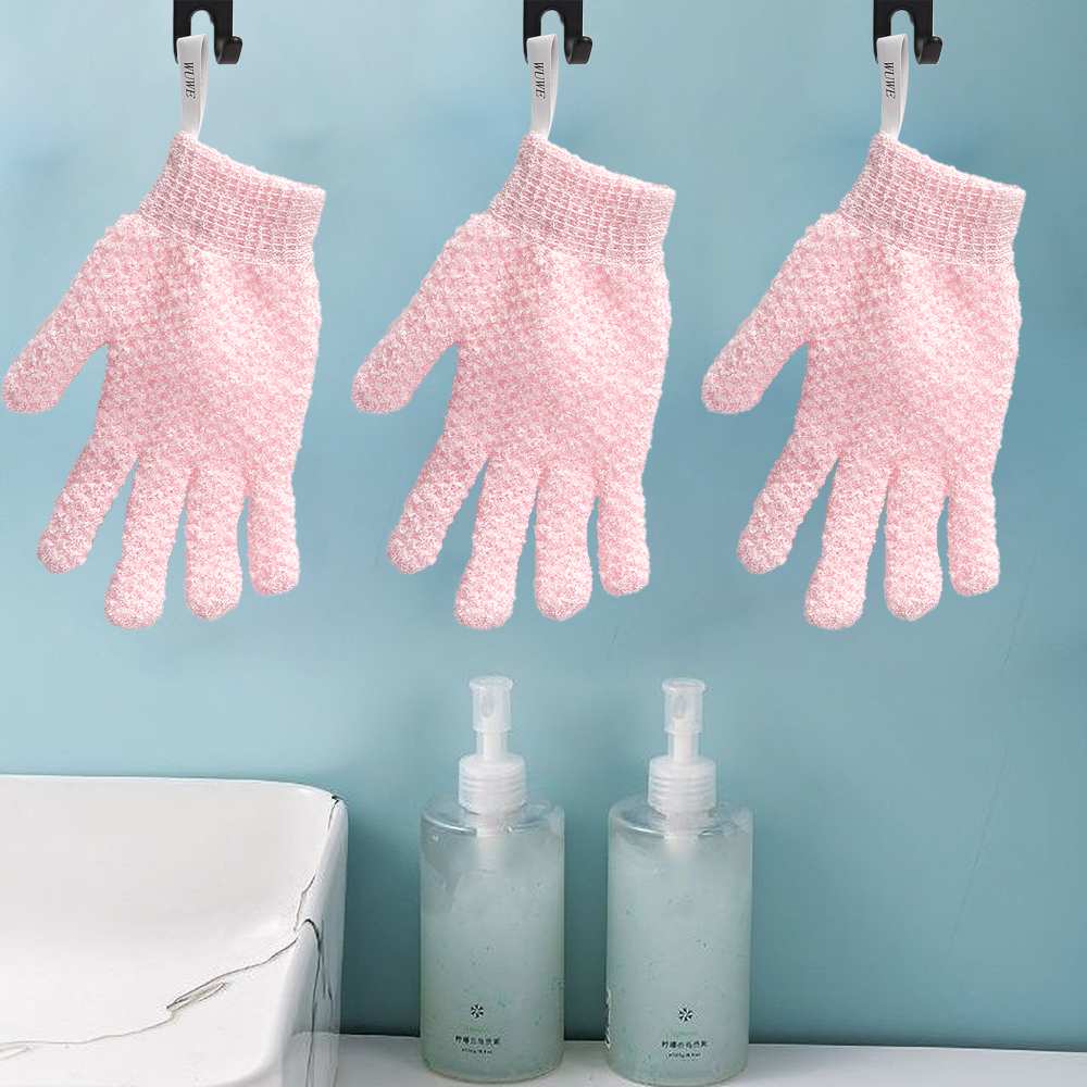 WUWE Scrub artifact five-finger bath gloves rub bath towel exfoliating bath gloves rub mud and wipe the back