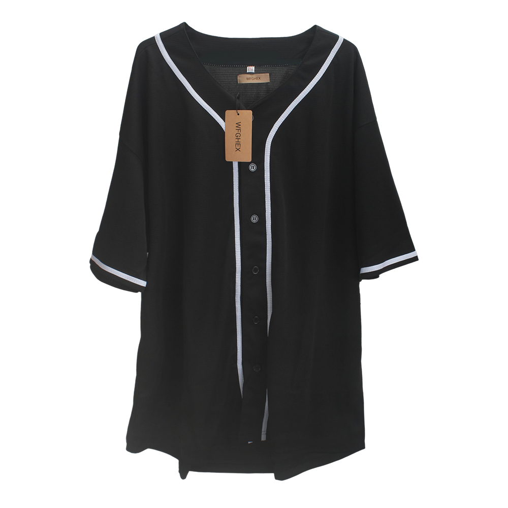 WFGHEX Baseball uniforms,Men's Casual Baseball Jersey Short Sleeve Button-Up Hip Hop Streetwear Shirt Classic Striped Uniform Top WFGHEX Baseball uniforms,Men's Casual Baseball Jersey Short Sleeve Button-Up Hip Hop Streetwear Shirt Classic Striped Uniform Top